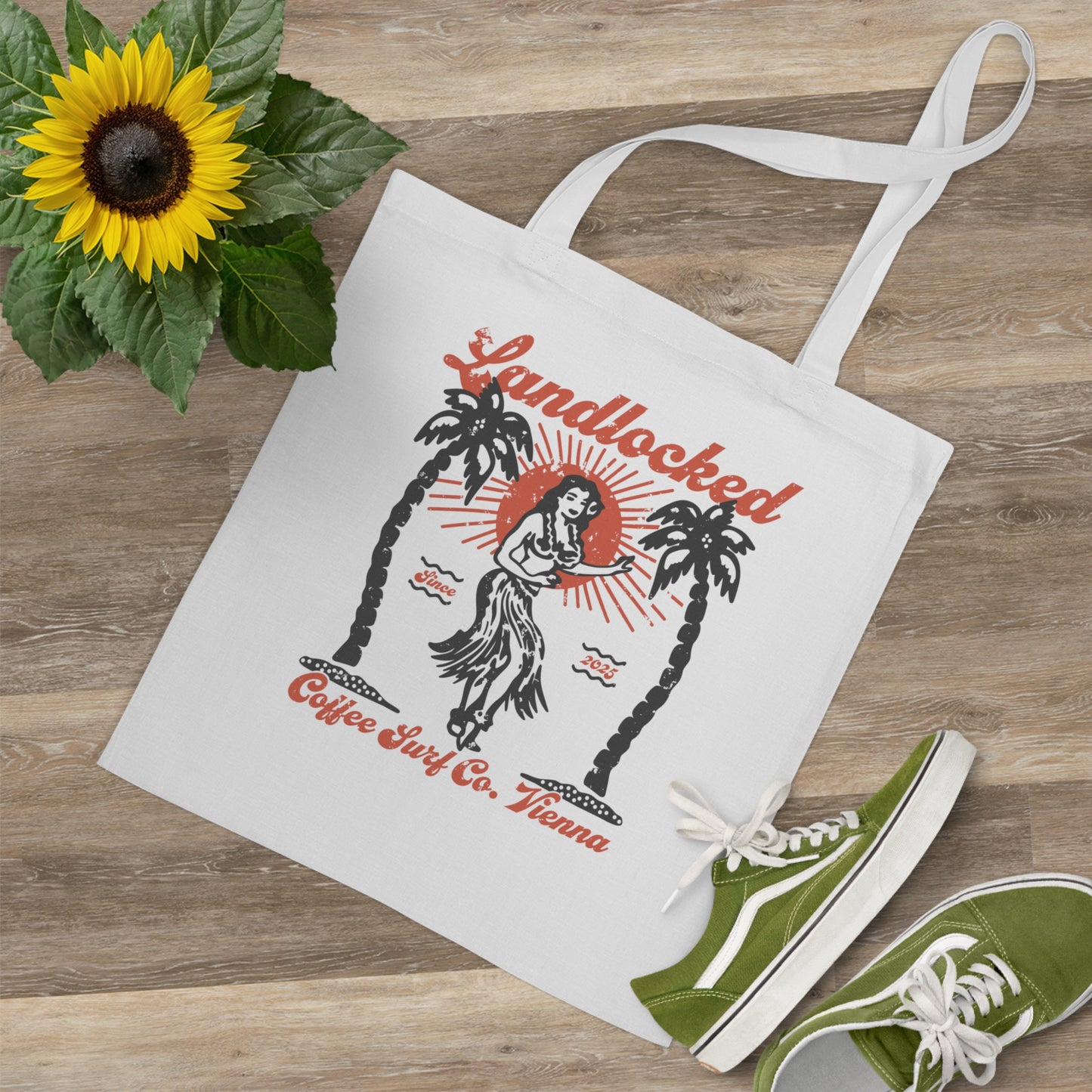 Landlocked Hula Tote Bag
