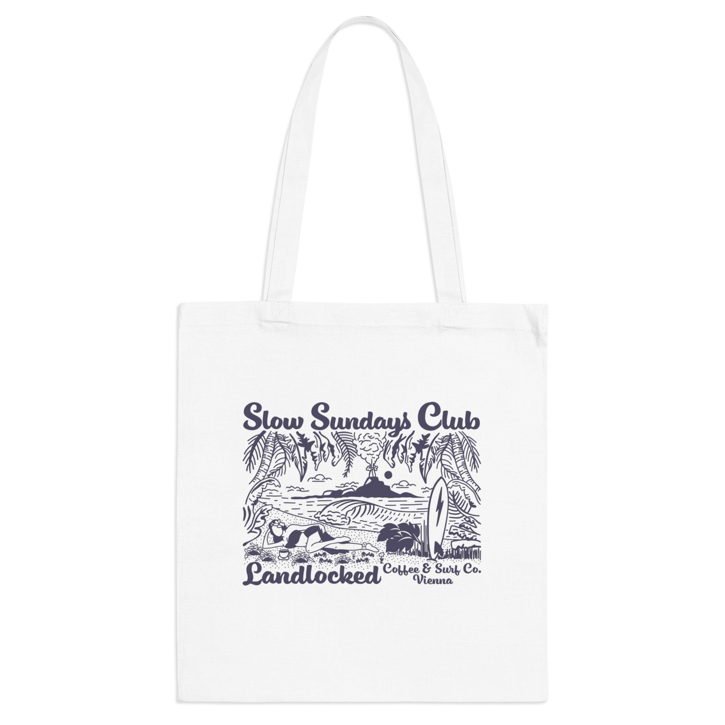 Landlocked Slow Sundays Tote Bag