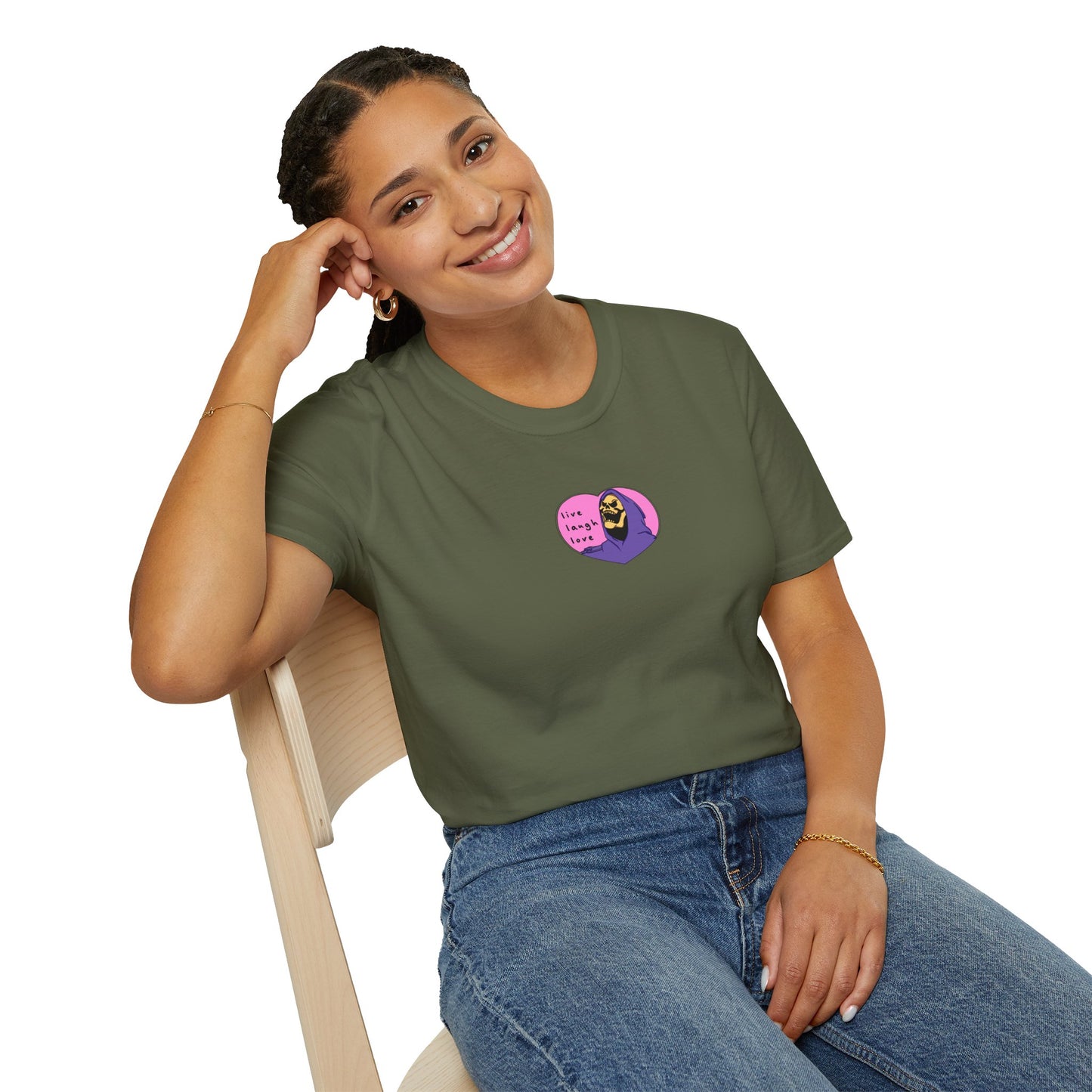 Live laugh love Unisex Jersey Shirt