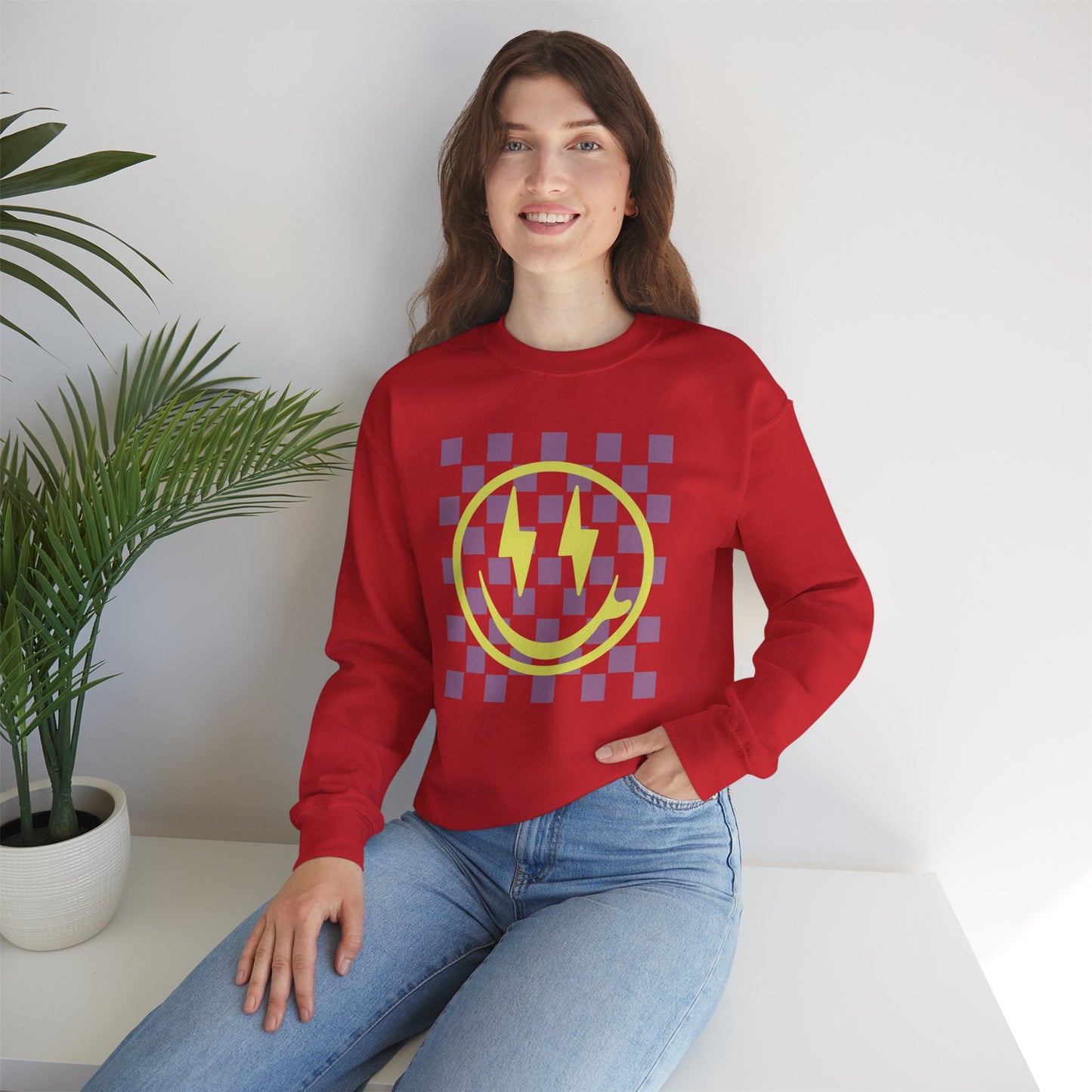 Smile Unisex Crewneck Sweatshirt
