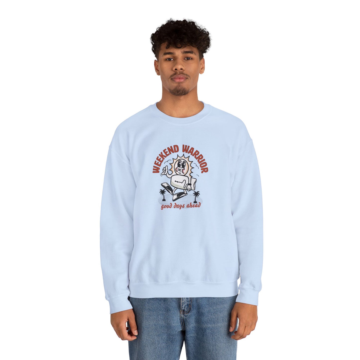 Weekend Warrior Sun Boogie Collection Crewneck Sweatshirt