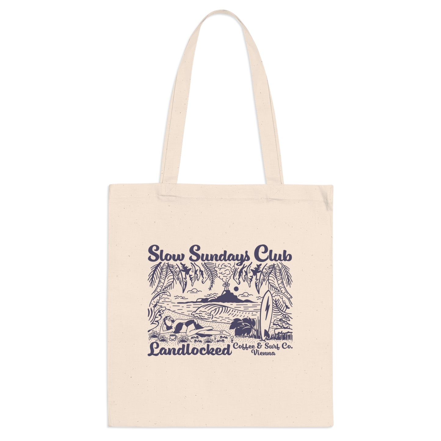 Landlocked Slow Sundays Tote Bag