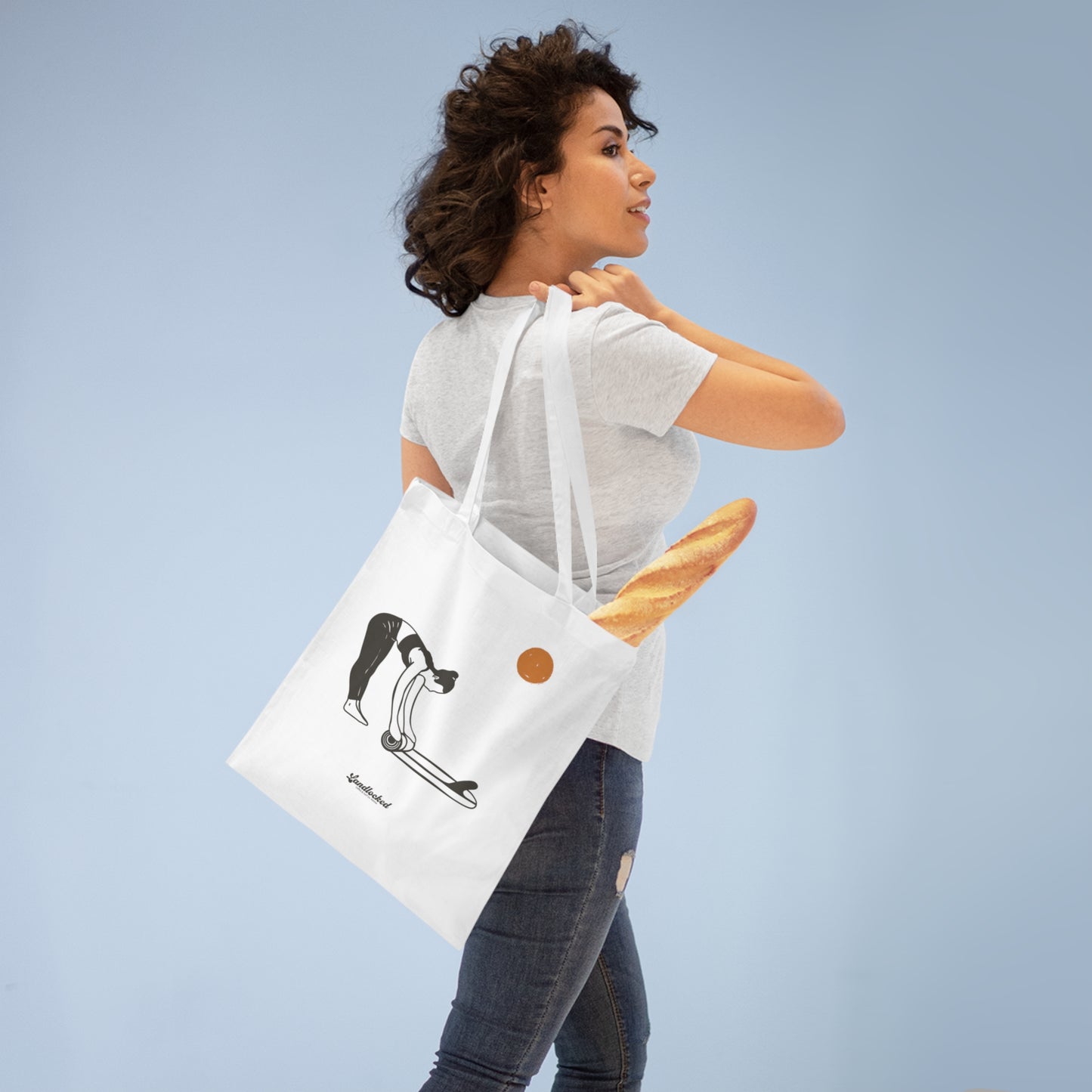 Landlocked Surf Yoga Tote Bag