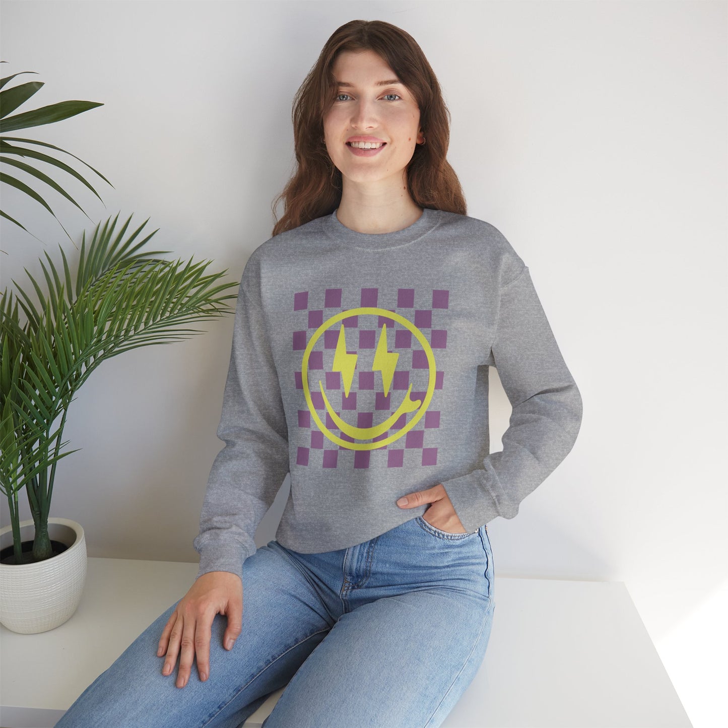 Smile Unisex Crewneck Sweatshirt