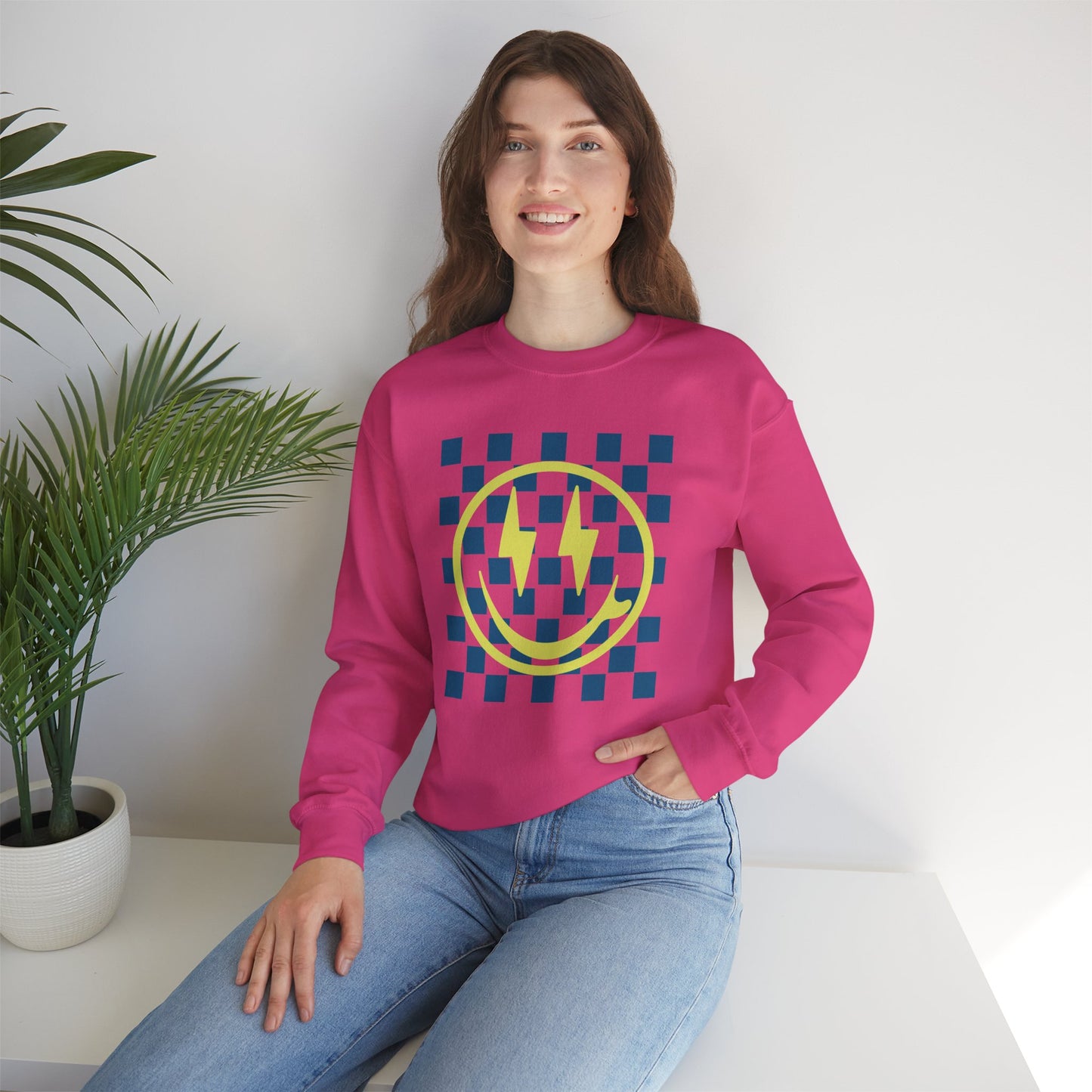 Smile Unisex Crewneck Sweatshirt