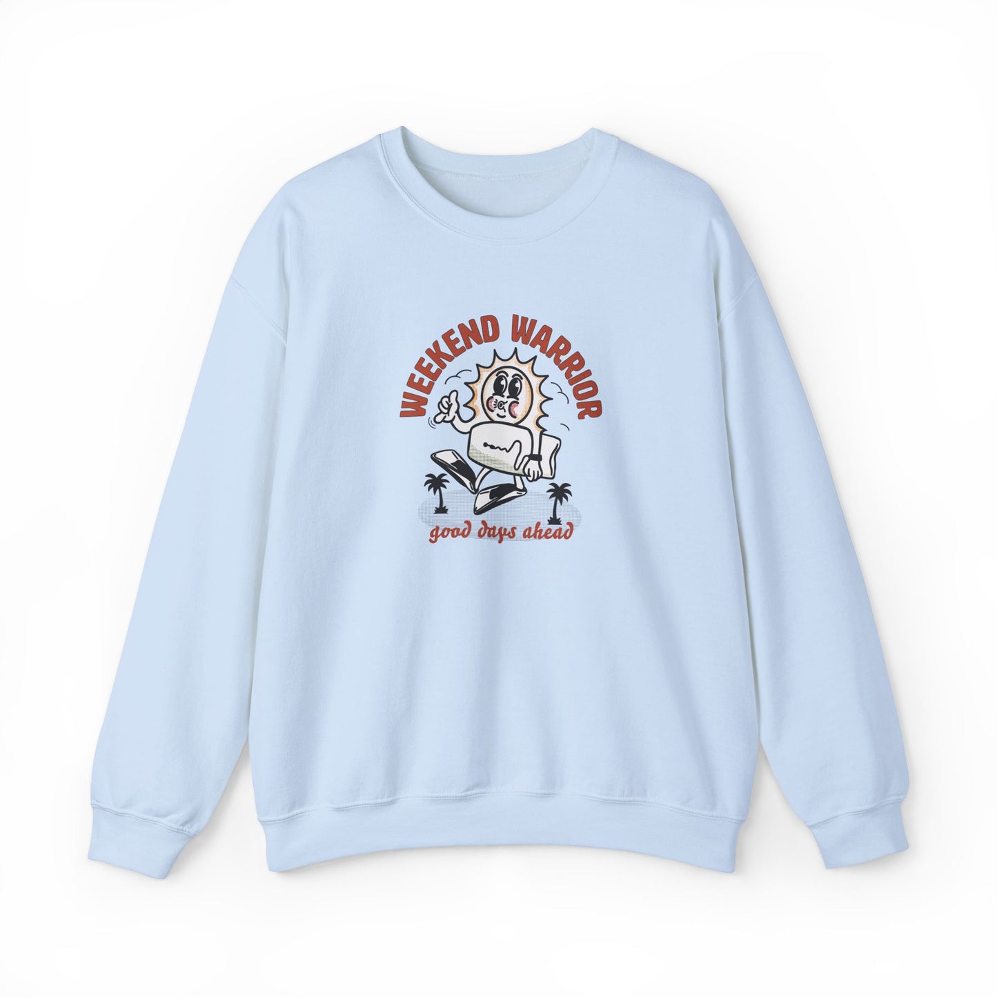 Weekend Warrior Sun Boogie Collection Crewneck Sweatshirt