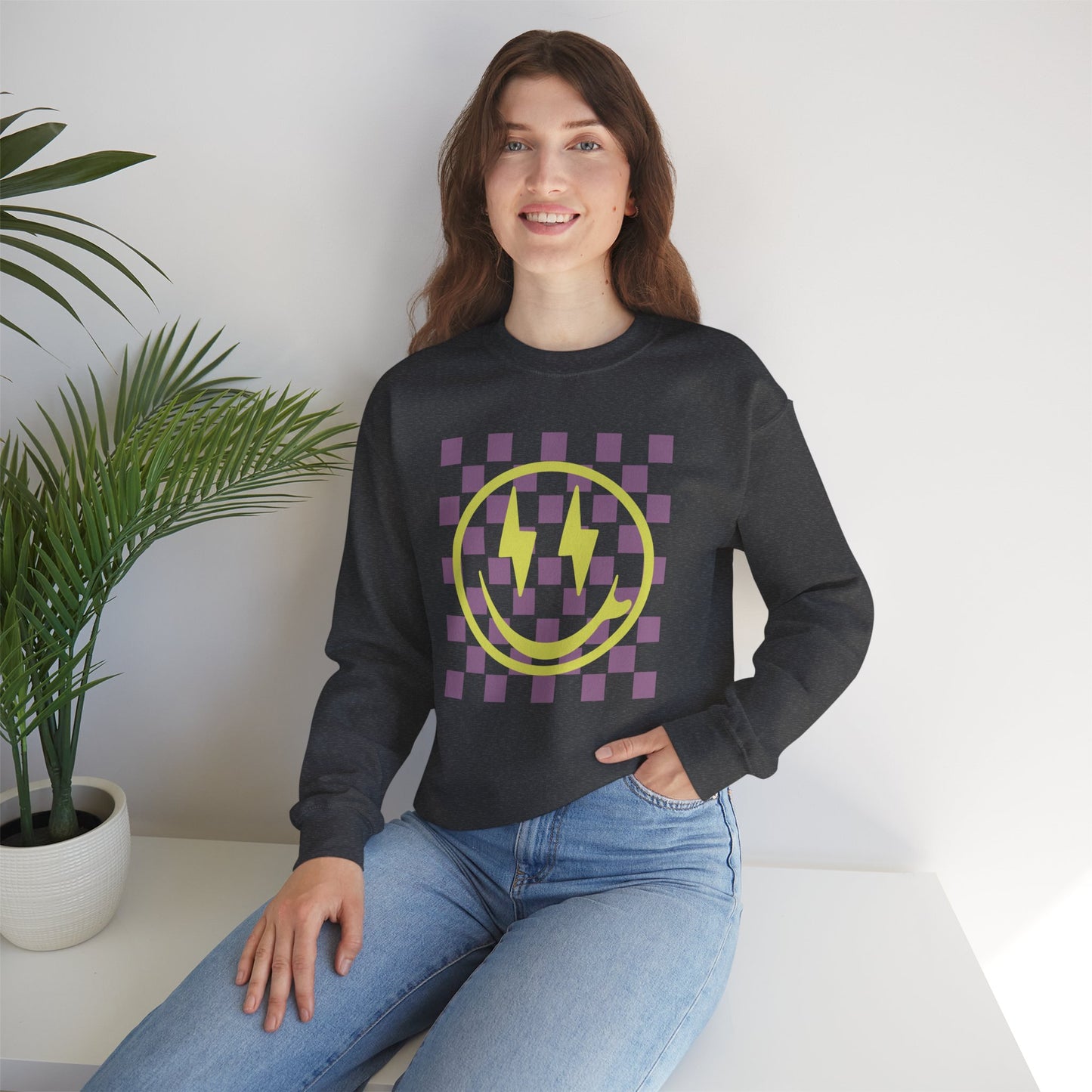 Smile Unisex Crewneck Sweatshirt