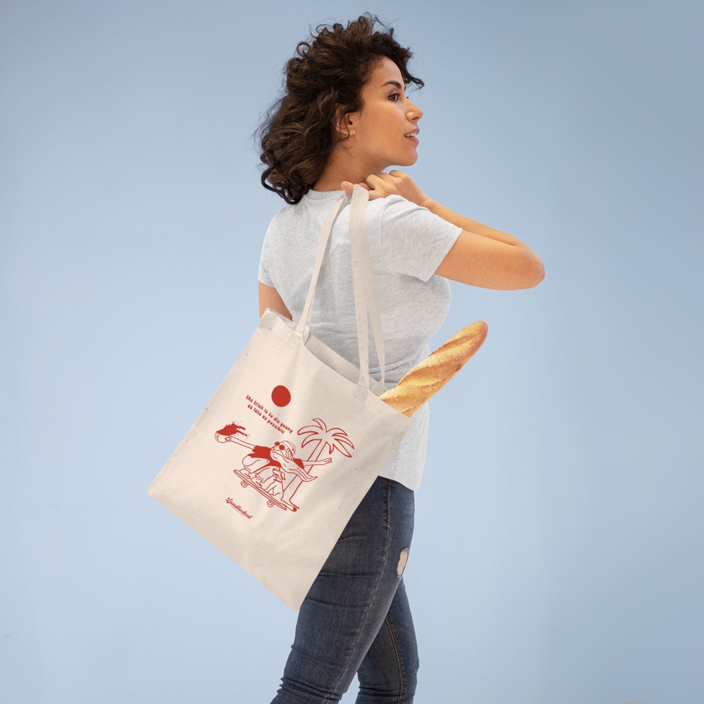 Landlocked Die young Tote Bag