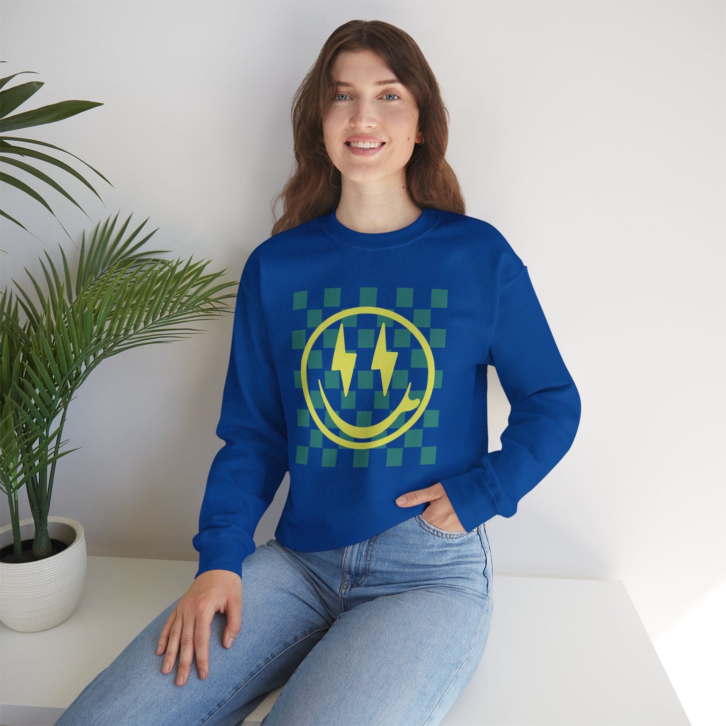Smile Unisex Crewneck Sweatshirt