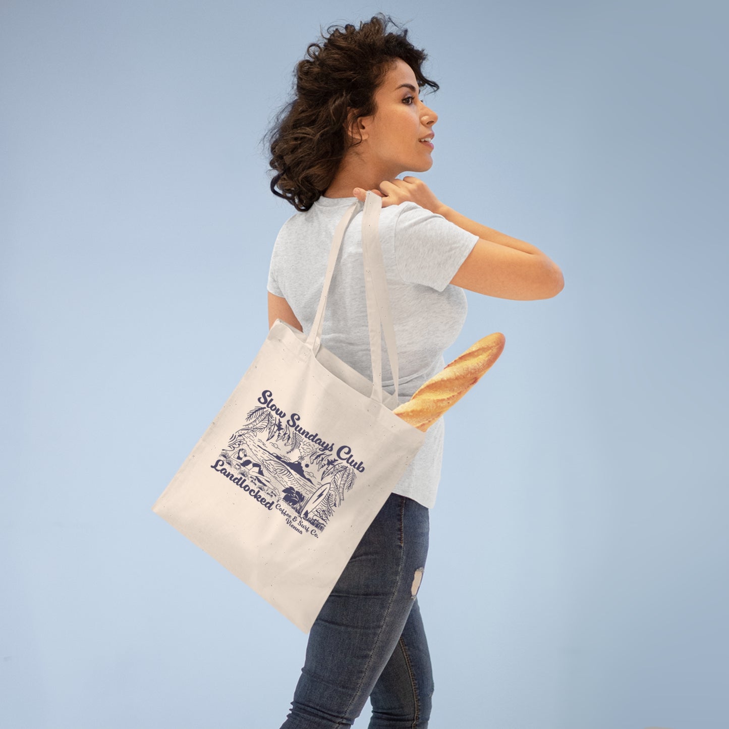 Landlocked Slow Sundays Tote Bag