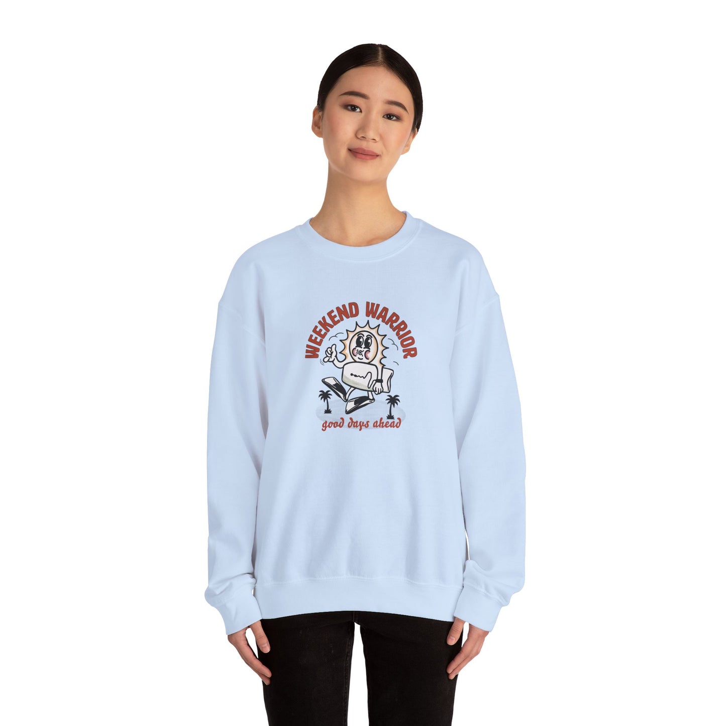 Weekend Warrior Sun Boogie Collection Crewneck Sweatshirt