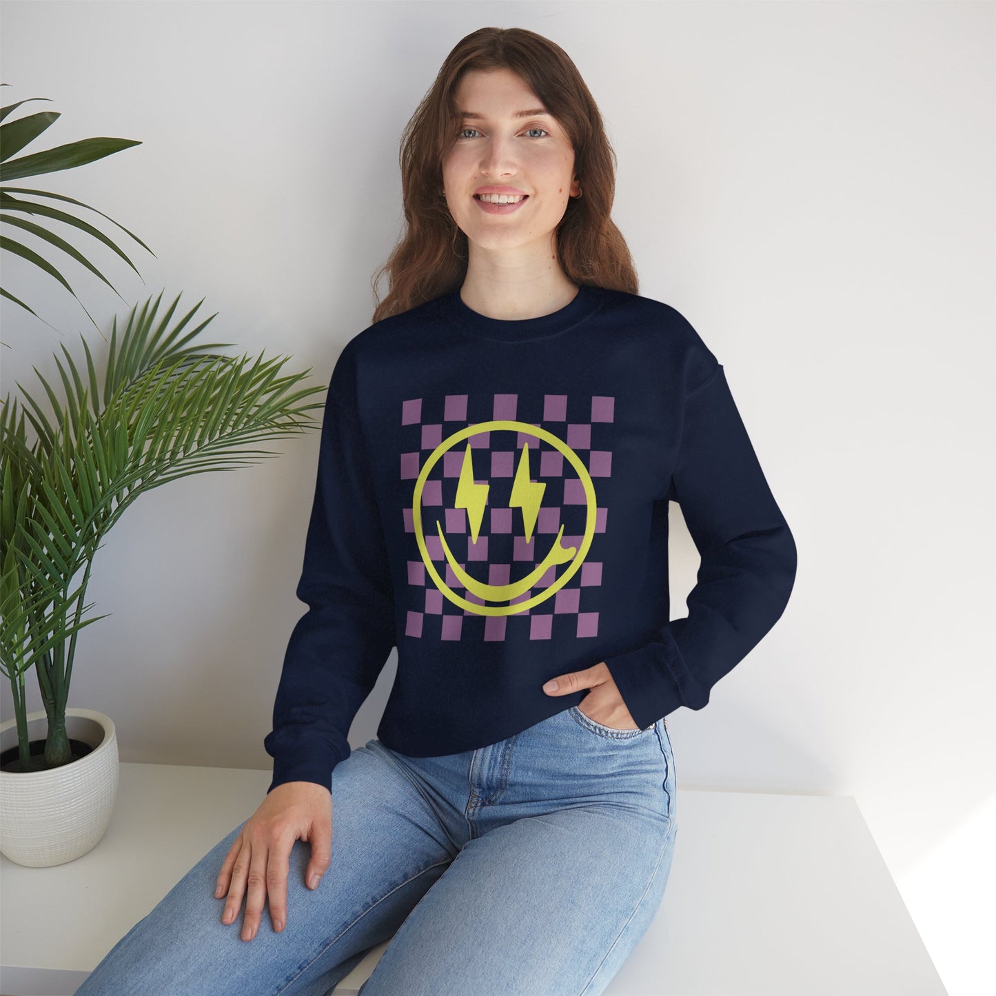 Smile Unisex Crewneck Sweatshirt