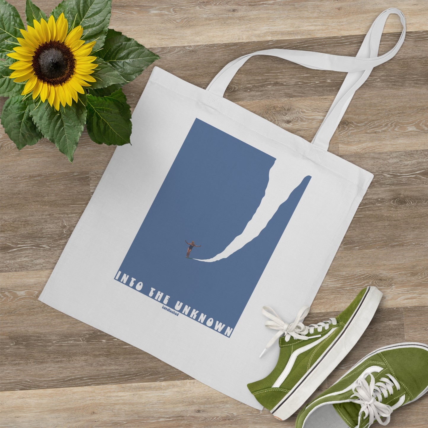 Landlocked Into the unknown Tote Bag