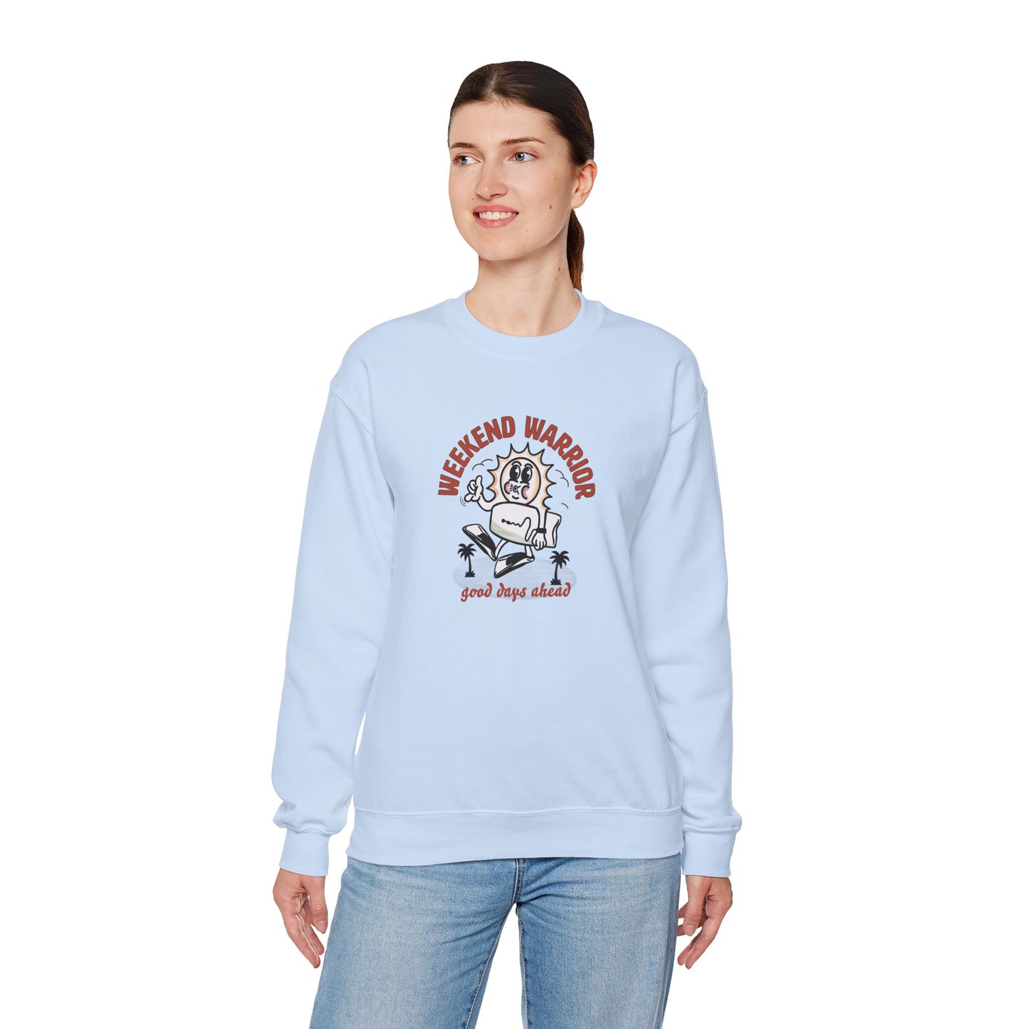 Weekend Warrior Sun Boogie Collection Crewneck Sweatshirt