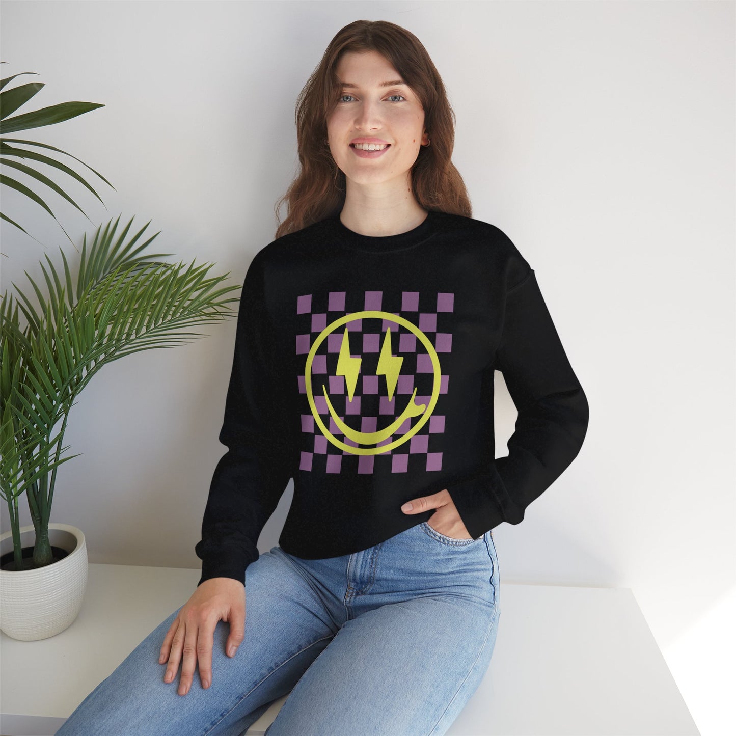 Smile Unisex Crewneck Sweatshirt