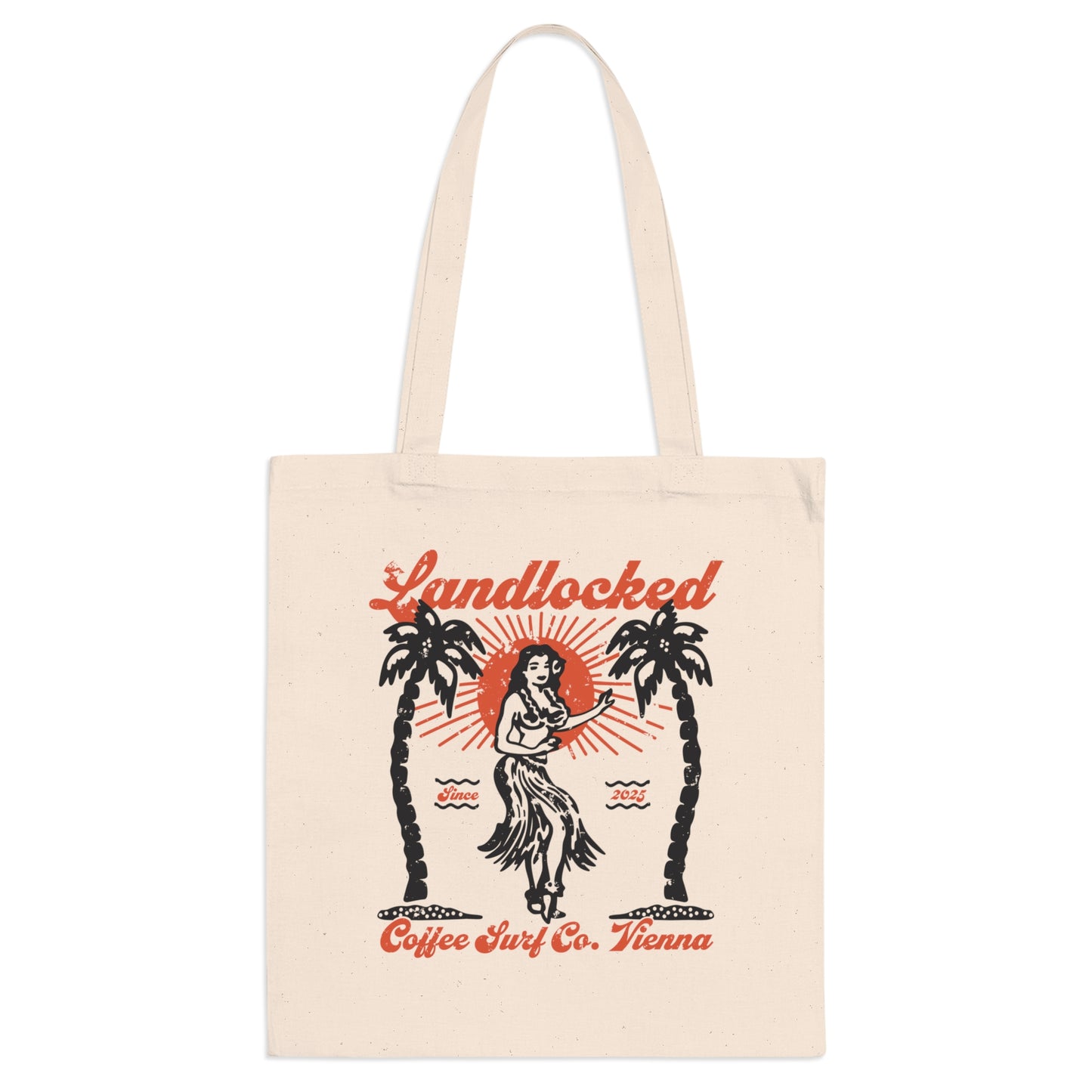 Landlocked Hula Tote Bag
