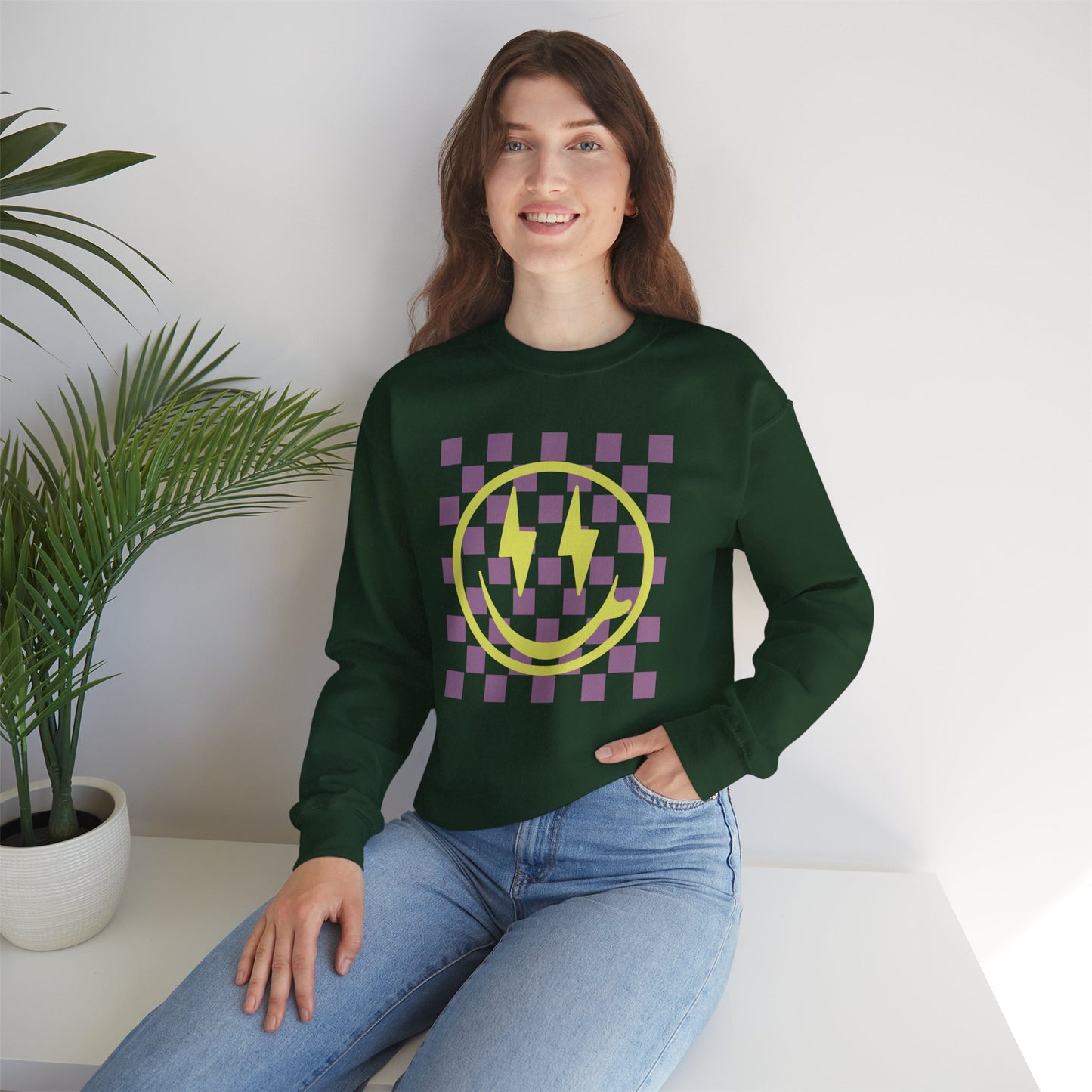 Smile Unisex Crewneck Sweatshirt