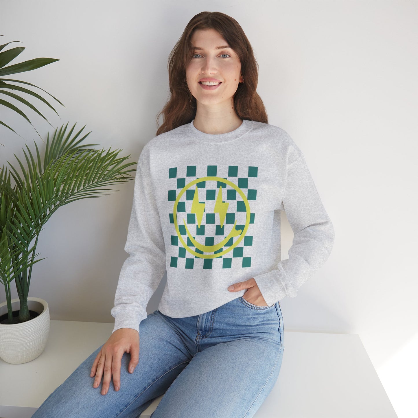 Smile Unisex Crewneck Sweatshirt