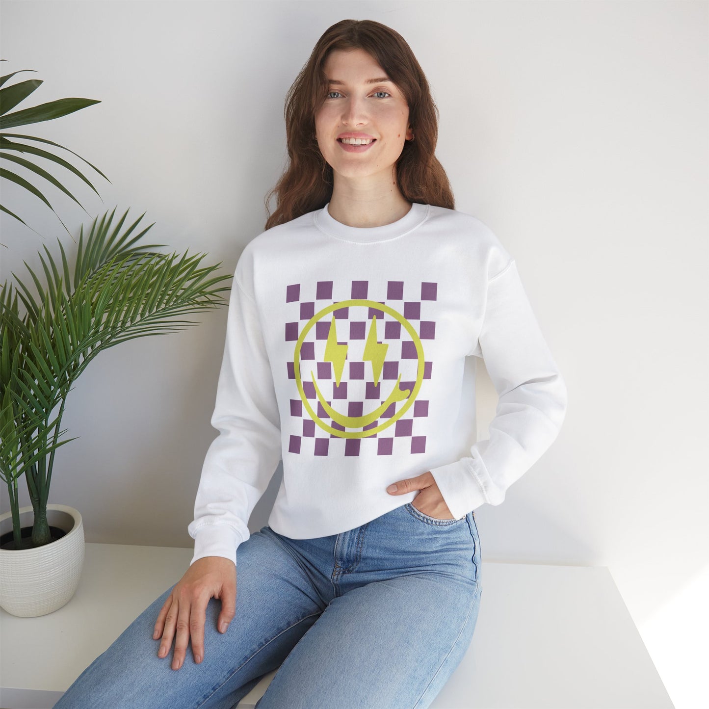 Smile Unisex Crewneck Sweatshirt
