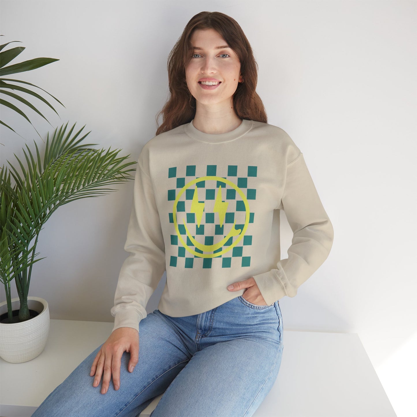 Smile Unisex Crewneck Sweatshirt