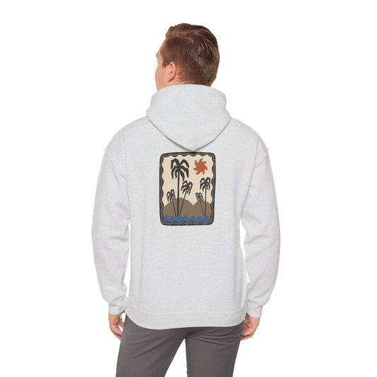 Palm Paradise III Hooded Sweatshirt