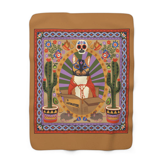 Killername el Gatonator Sherpa Fleece Blanket