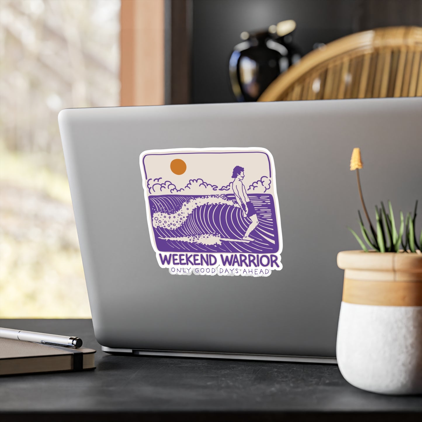 Weekend warrior II Sticker