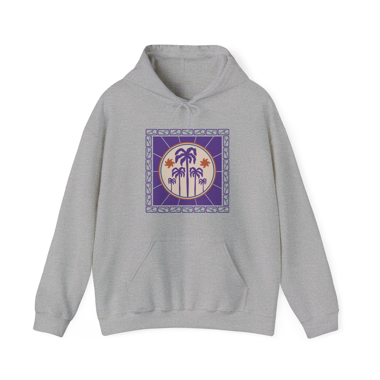 Palm Paradise Hooded Sweatshirt