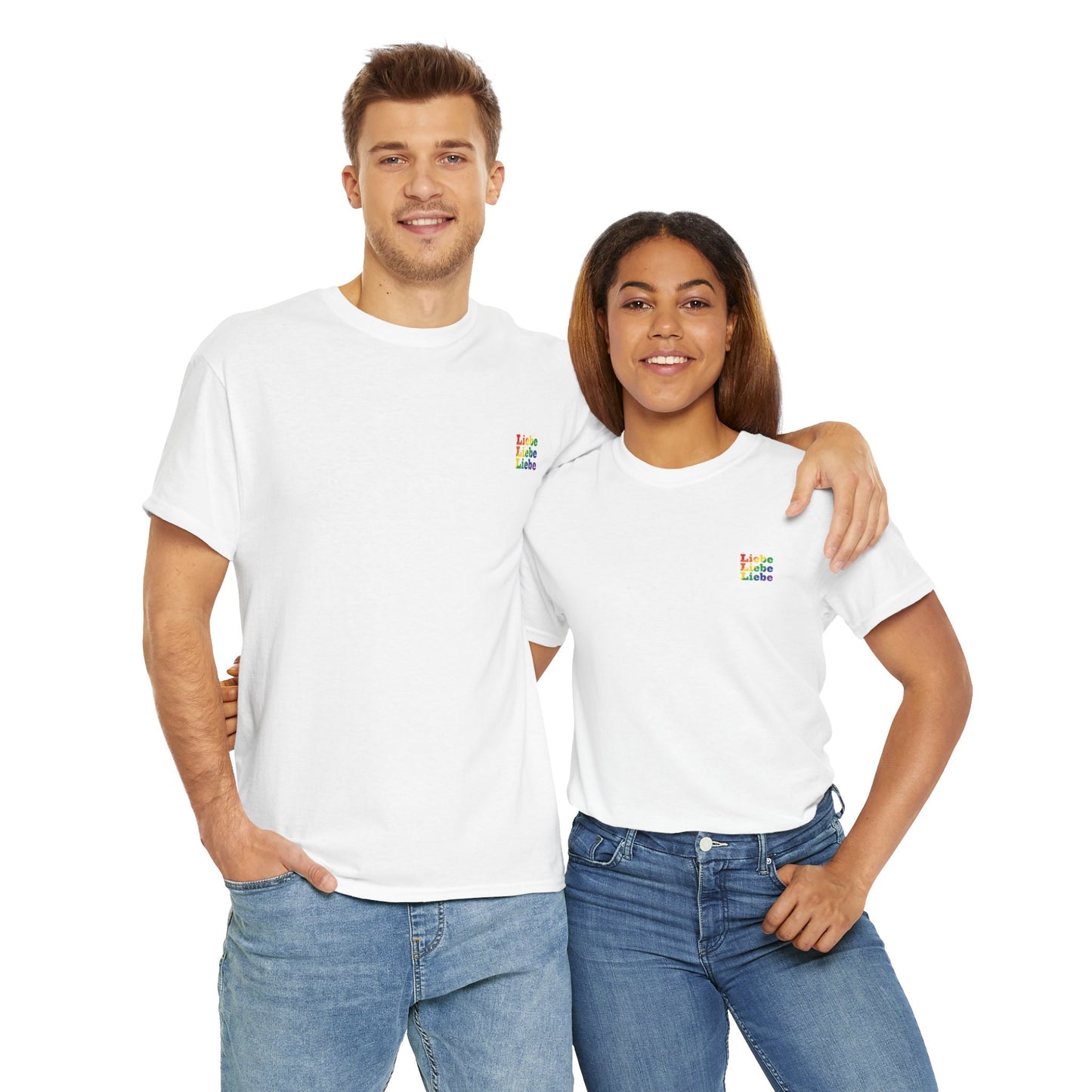 PRIDE TRIPLE LIEBE Rainbow Unisex Shirt