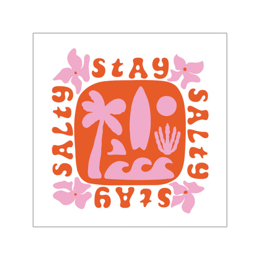 18 | Stay Salty Sticker