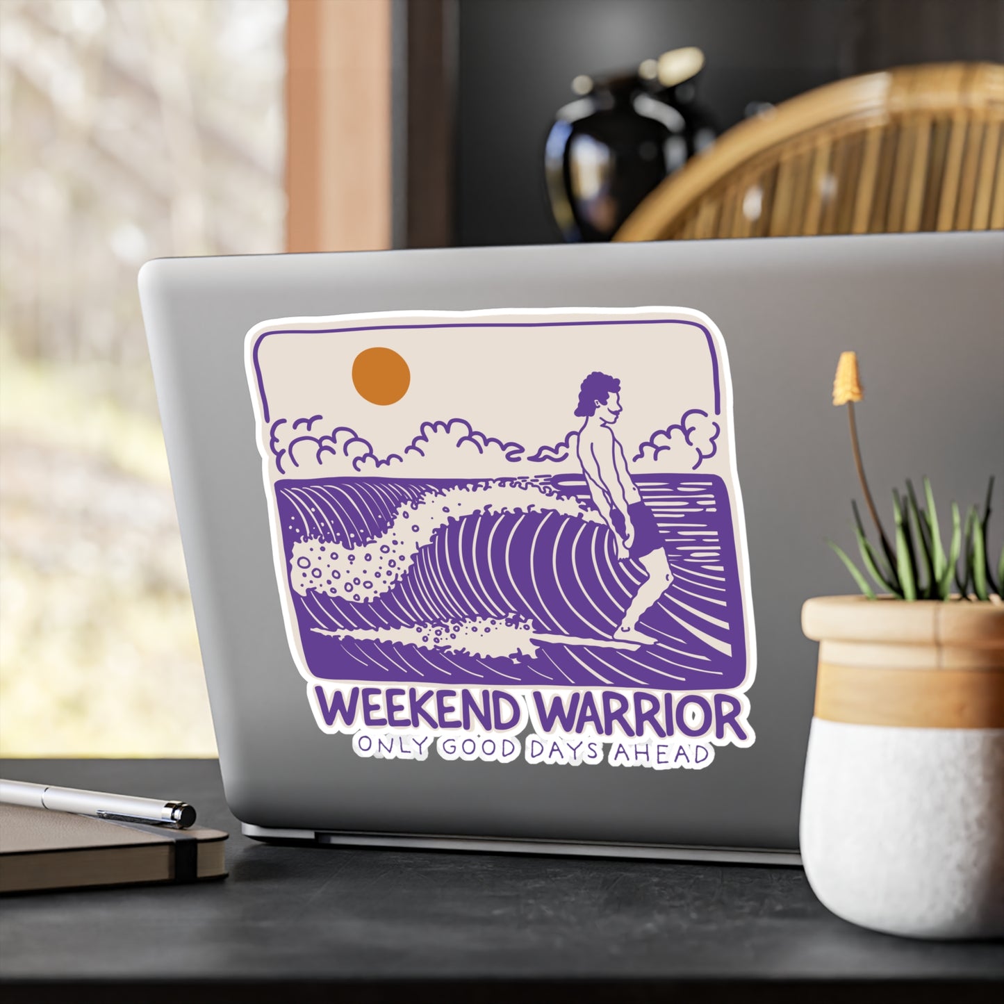 Weekend warrior II Sticker