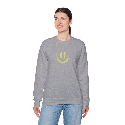 Focus on happy Unisex Crewneck Sweatshirt