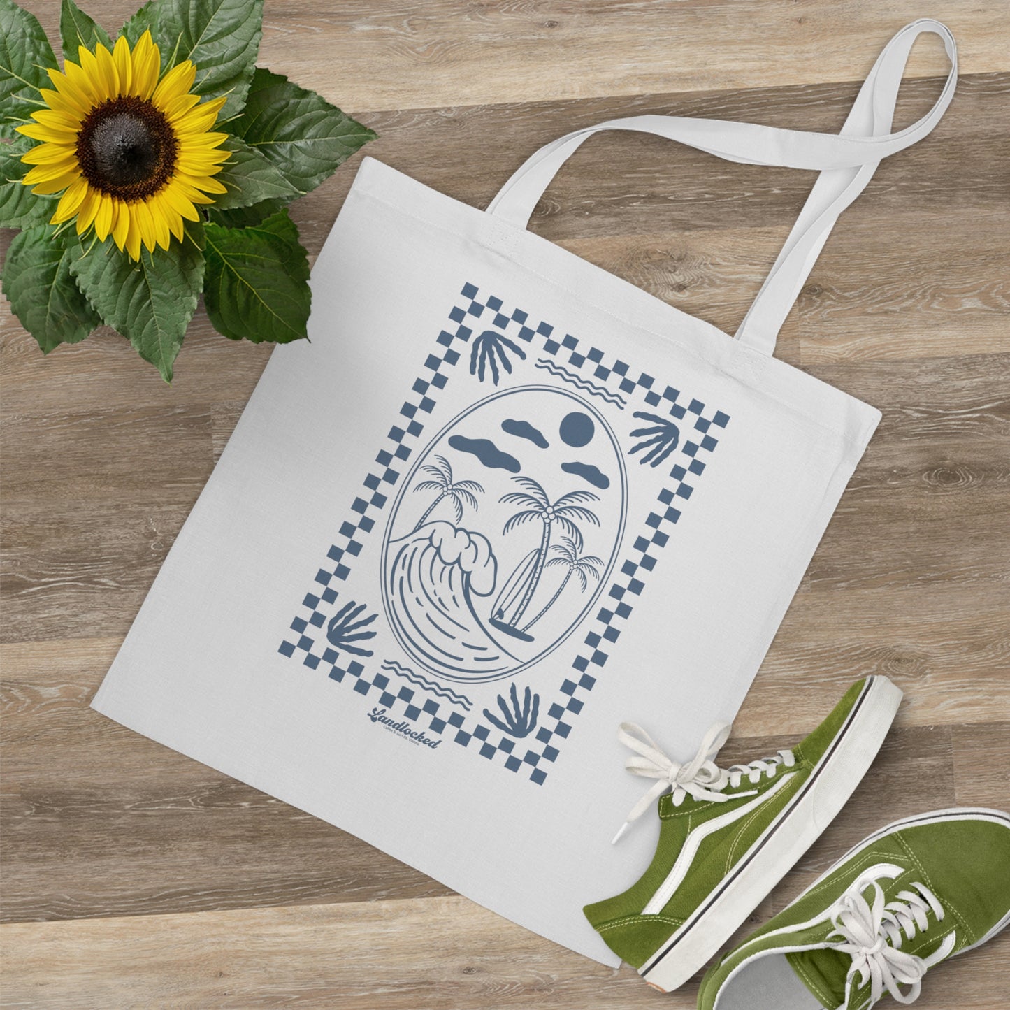 Landlocked Surf Dayz Tote Bag