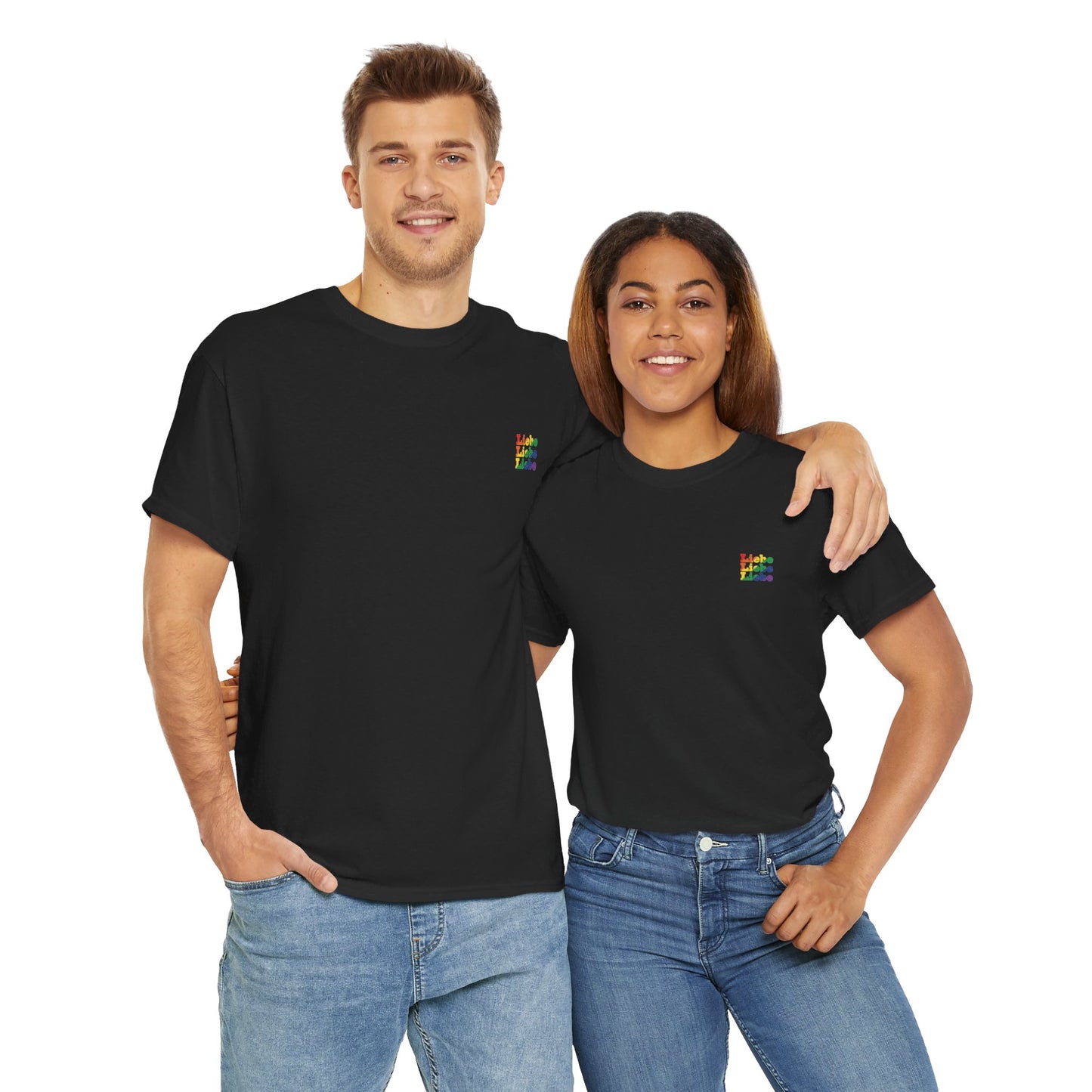 PRIDE TRIPLE LIEBE Rainbow Unisex Shirt