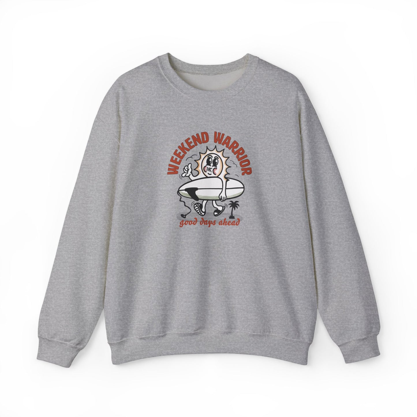 Weekend Warrior Sun Surf Collection Crewneck Sweatshirt