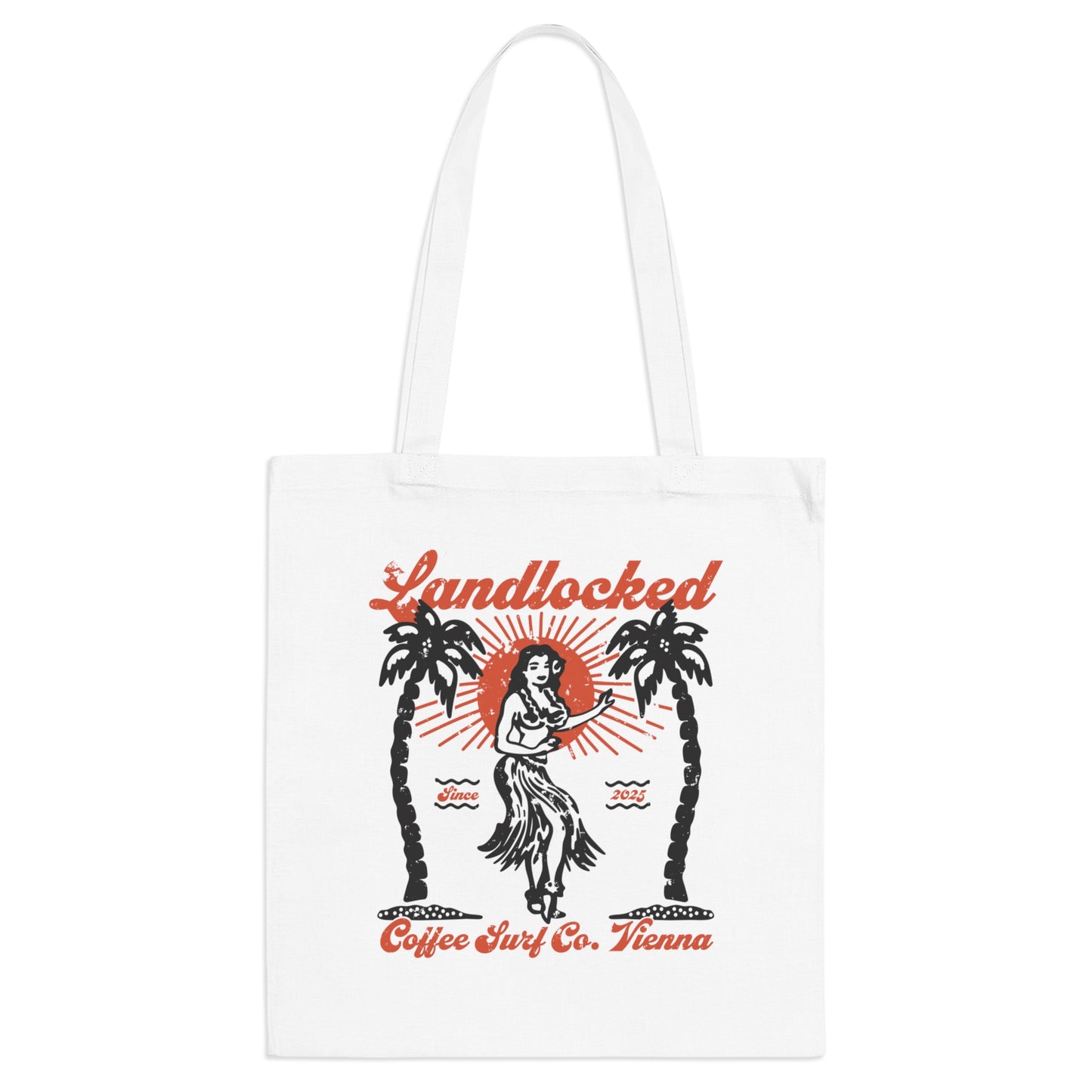 Landlocked Hula Tote Bag