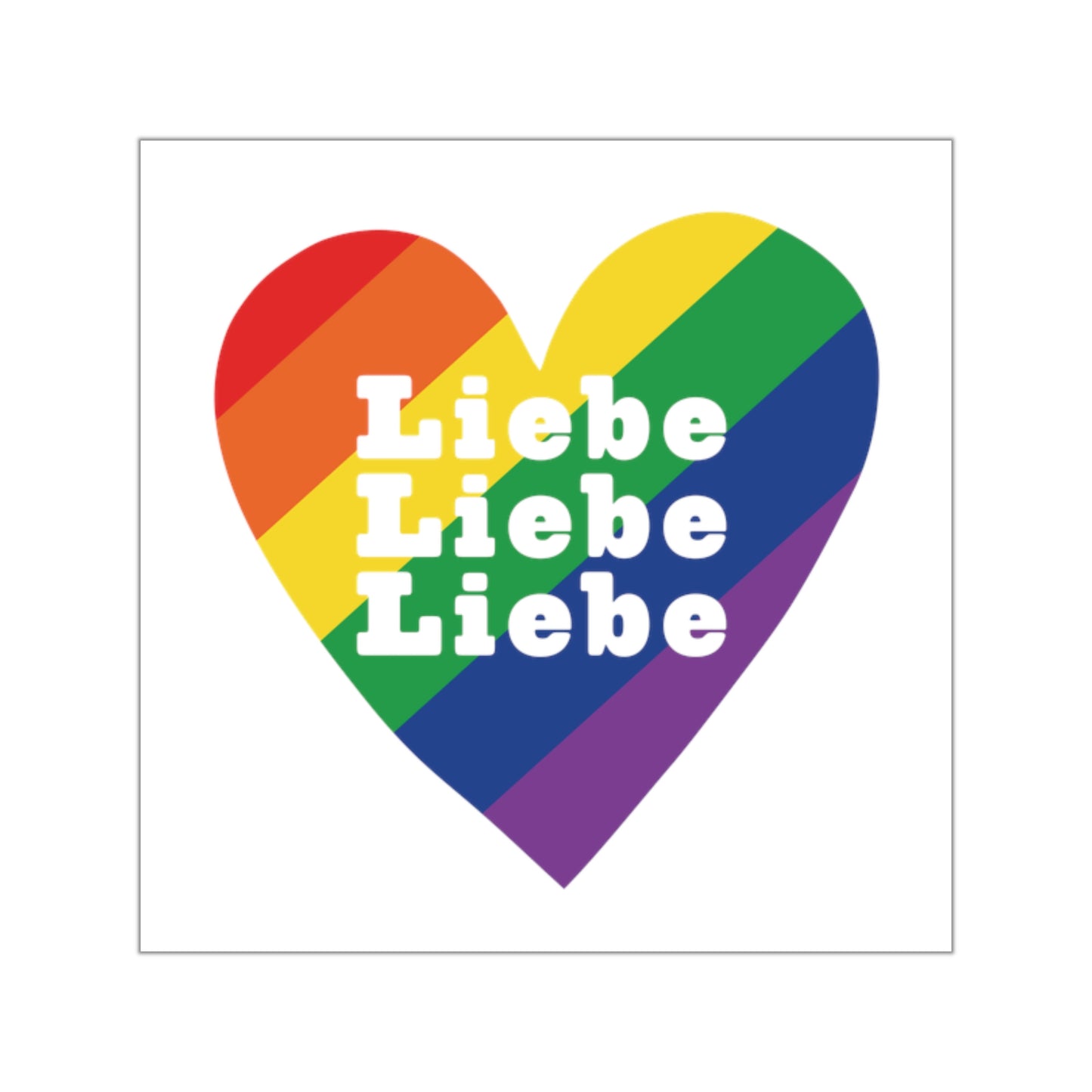 PRIDE SPECIAL EDITION | Pride Liebe Heart Sticker