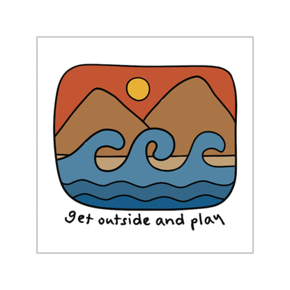 29 | Go outside Sticker