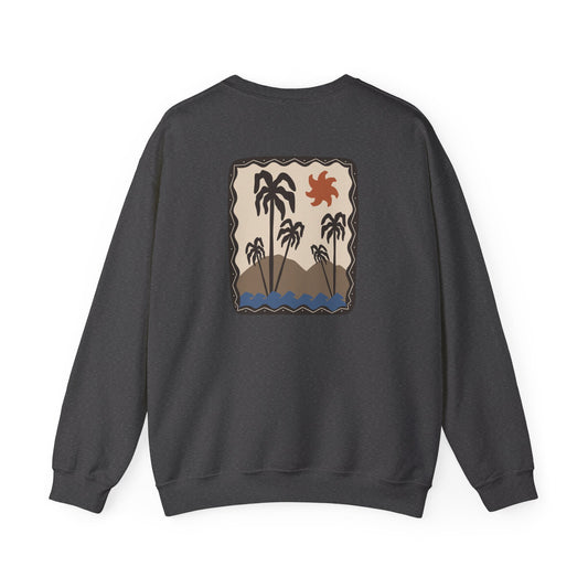 Palm Paradise III Crewneck Sweatshirt