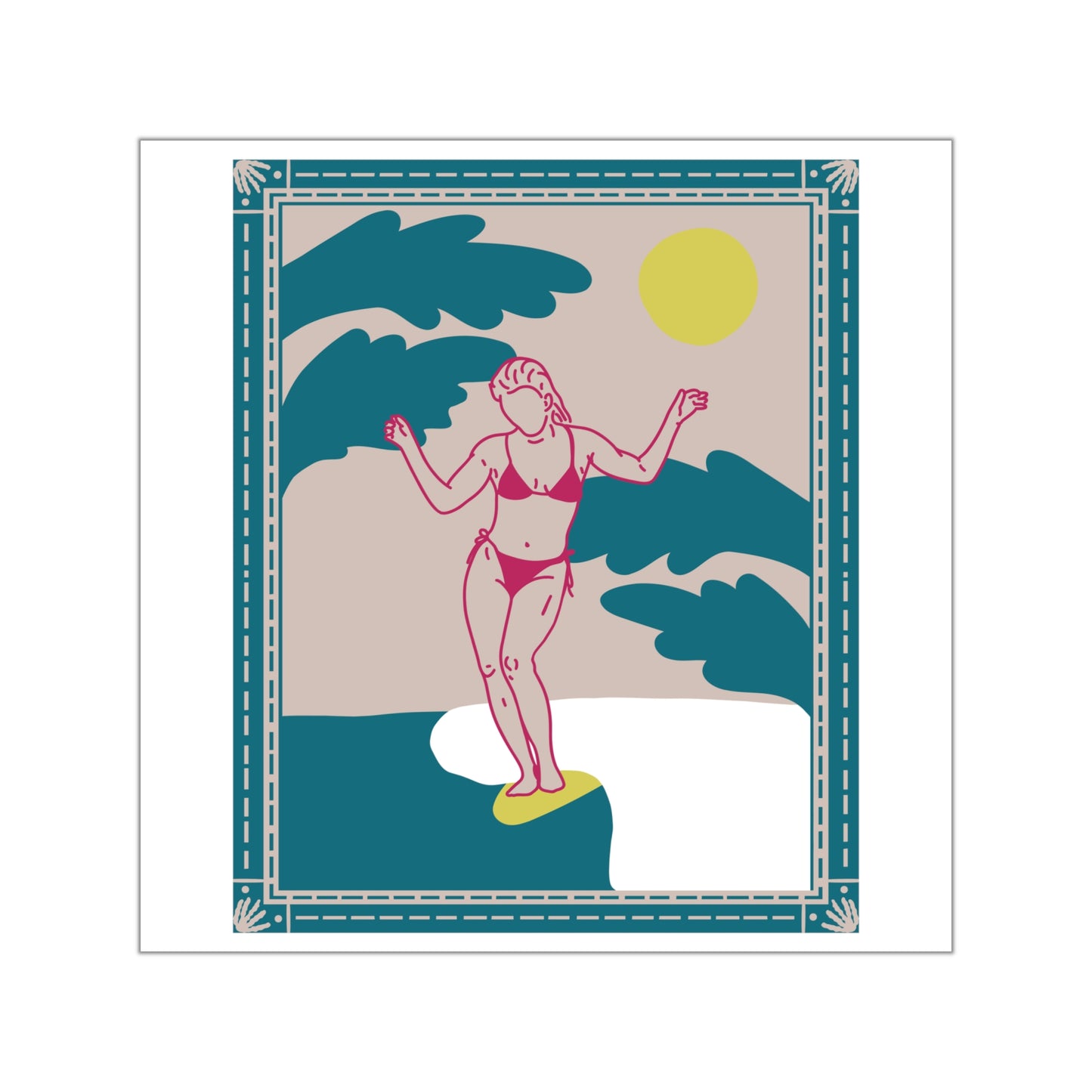 32 | Surfer Girl Sticker