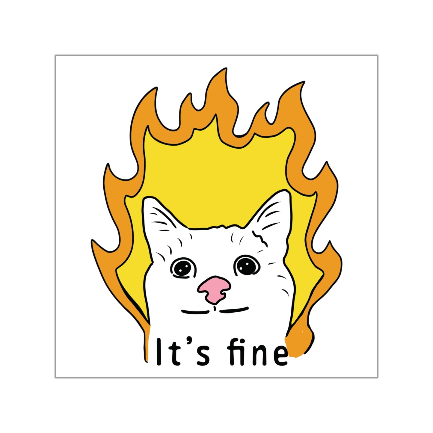 MEME | I'm fine! Sticker