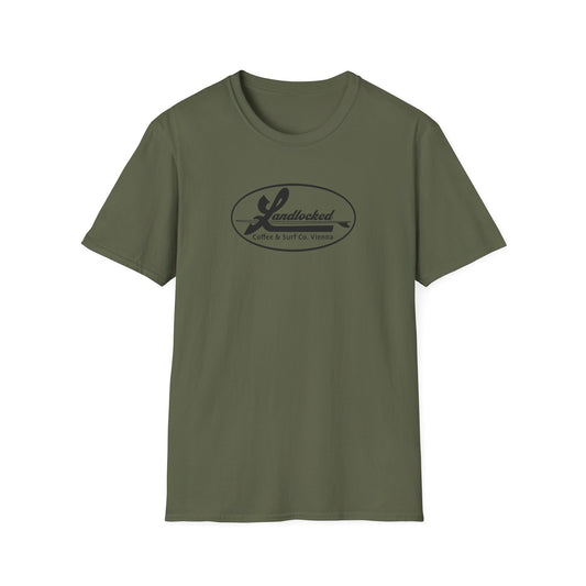 Landlocked Logo Black T-Shirt