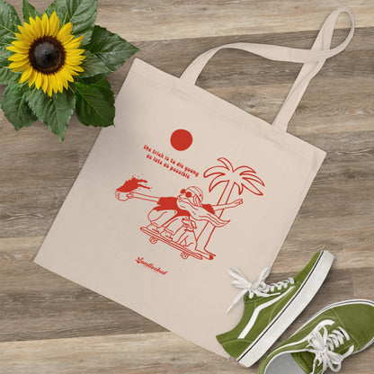 Landlocked Die young Tote Bag
