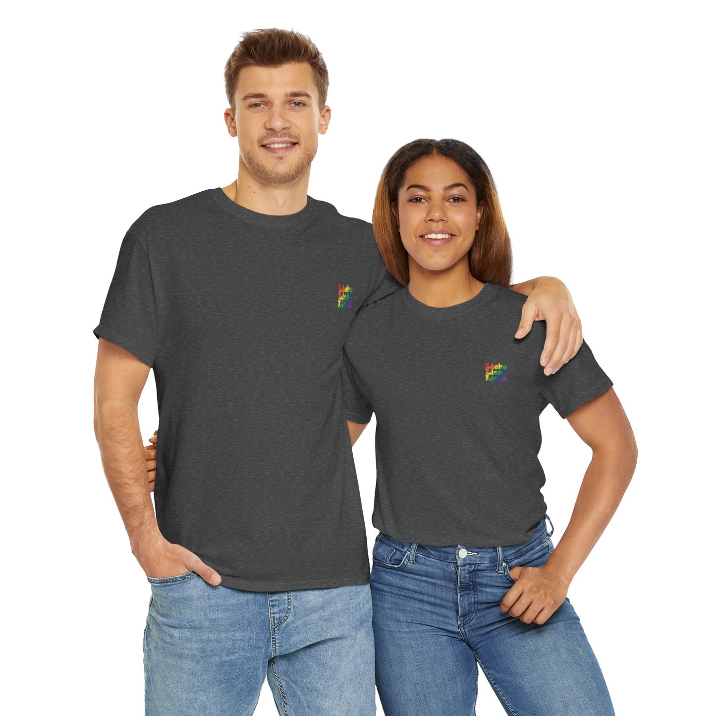 PRIDE TRIPLE LIEBE Rainbow Unisex Shirt