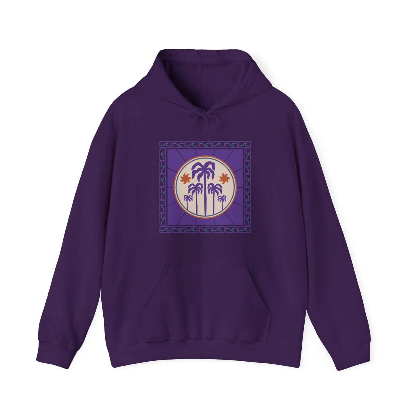Palm Paradise Hooded Sweatshirt