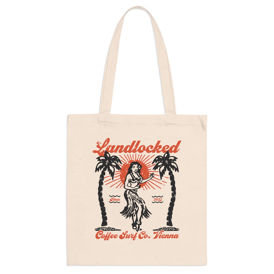 Landlocked Hula Tote Bag