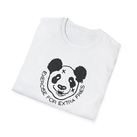 Exercise for extra fries Unisex Shirt