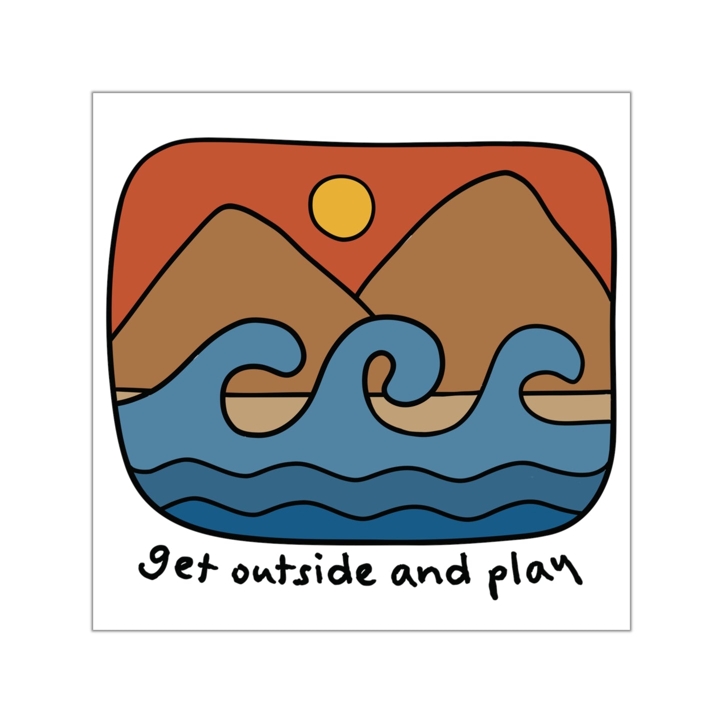 29 | Go outside Sticker