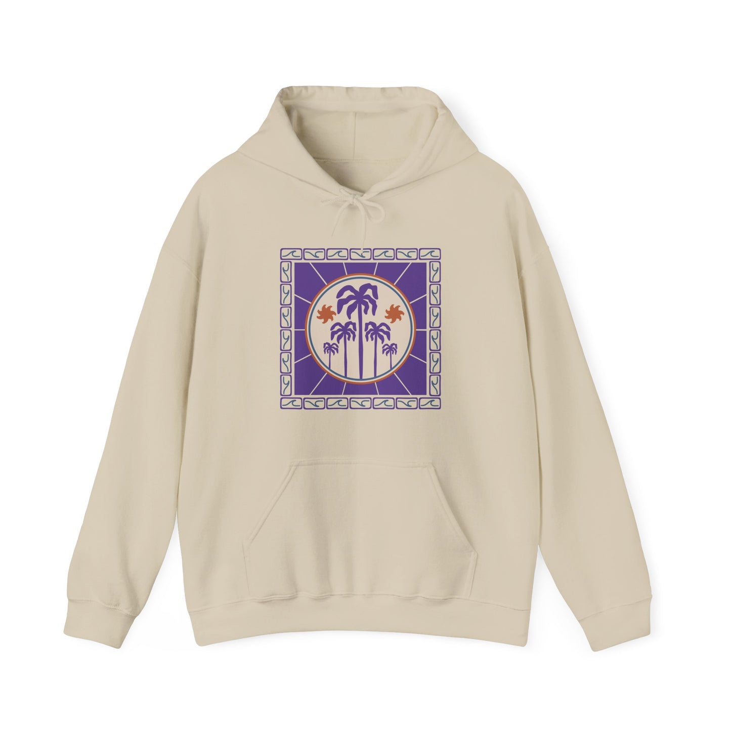 Palm Paradise Hooded Sweatshirt