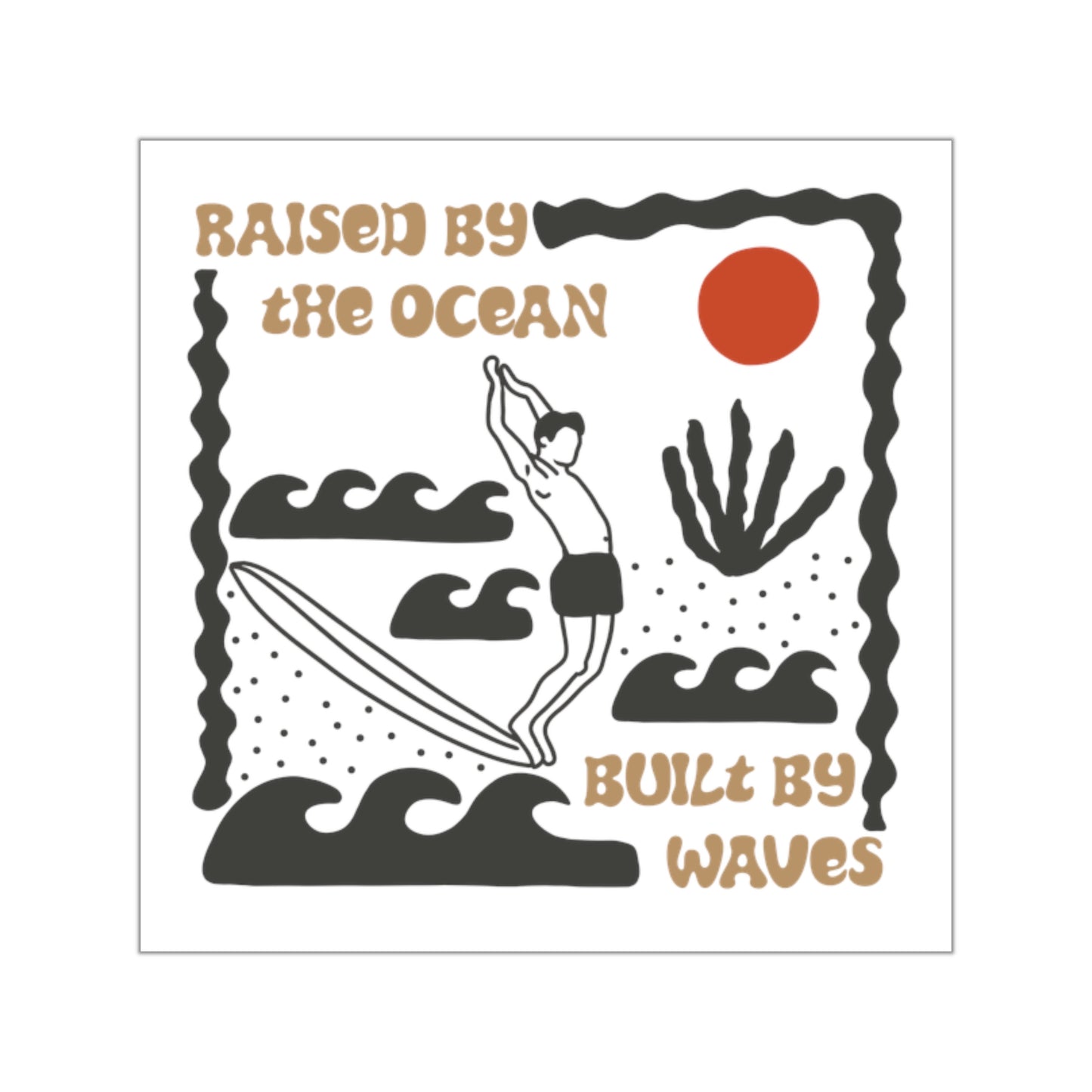 10 | Boho Surfer Sticker